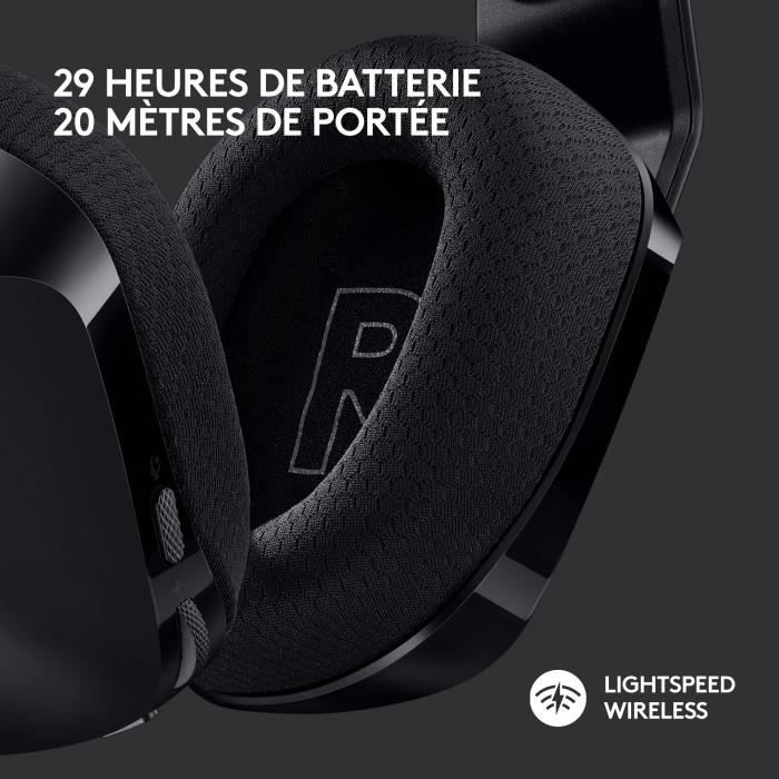 Gaming Headphones - Wireless - LOGITECH G - G733 LIGHTSPEED - Black