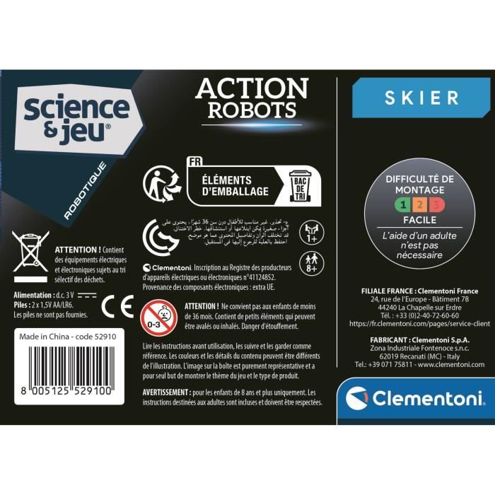 CLEMENTONI - Action Robot - Skiing