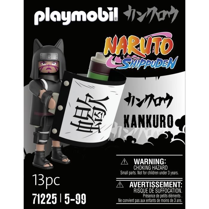 PLAYMOBIL 71225 Kankuro - Naruto Shippuden - Ages 5