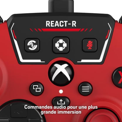 Wired game controller - TURTLE BEACH - REACT-R - Red - Xbox & Windows