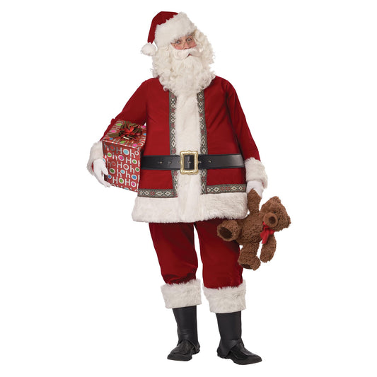 Deluxe Santa Claus Set Adult Costume | One Size Fits Most