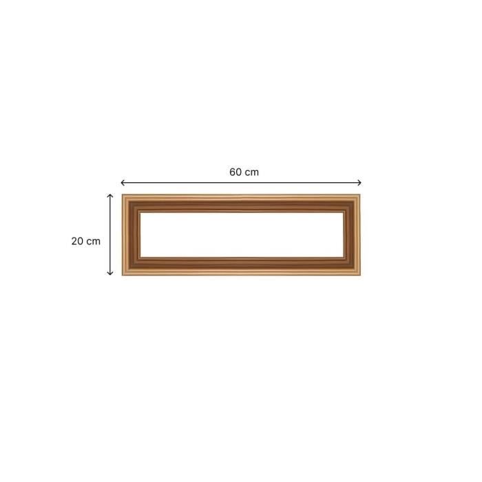 Moulded Frame - NORDLINGER PRO - 20 x 60 cm - 42 x 14 mm - FSC 100%