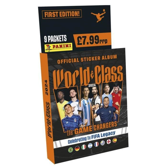 Blister pack of 7 pockets - PANINI - FIFA WORLD CLASS 2024 STICKERS - 35 Stickers
