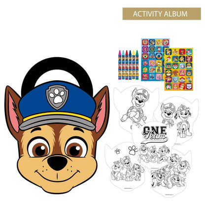 Paw Patrol Chase colouring activity book