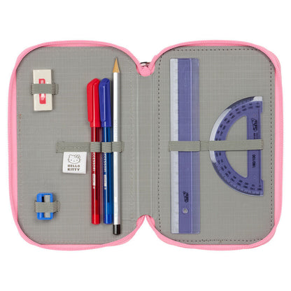 Hello Kitty triple pencil case 37pcs