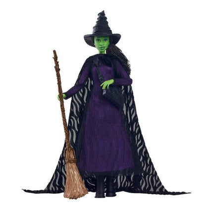 Mattel-Wicked-Elphaba Doll with Braided Hair and Multiple Poses - Wicked - HXY38