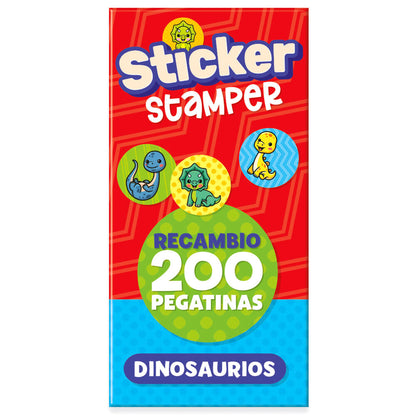Dinosaurs Sticker Stamper replacement