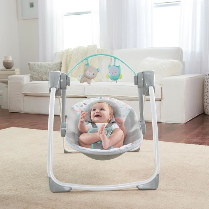INGENUITY Comfort 2 Go  Compact Swing - Fanciful Forest