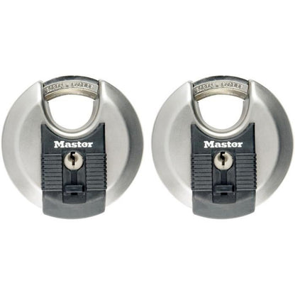 Set of 2 M40EURT - Robust - Stainless steel - External Installation -