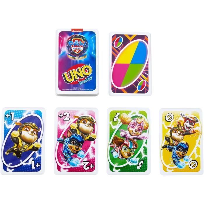 Mattel Games - Uno Junior-Paw Patrol: The Super Patrol-Card Game HPY62