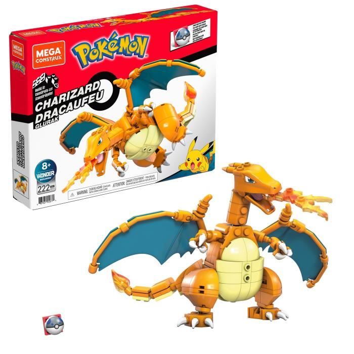 Mega Construx - Pokemon Dacofeu to build - Building bricks - From 8 years old