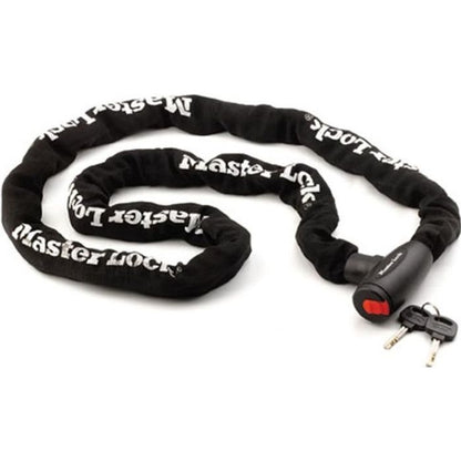 MASTER LOCK Motorcycle Chain Lock - 2 m chain - Ideal for Motorcycles and Scooters