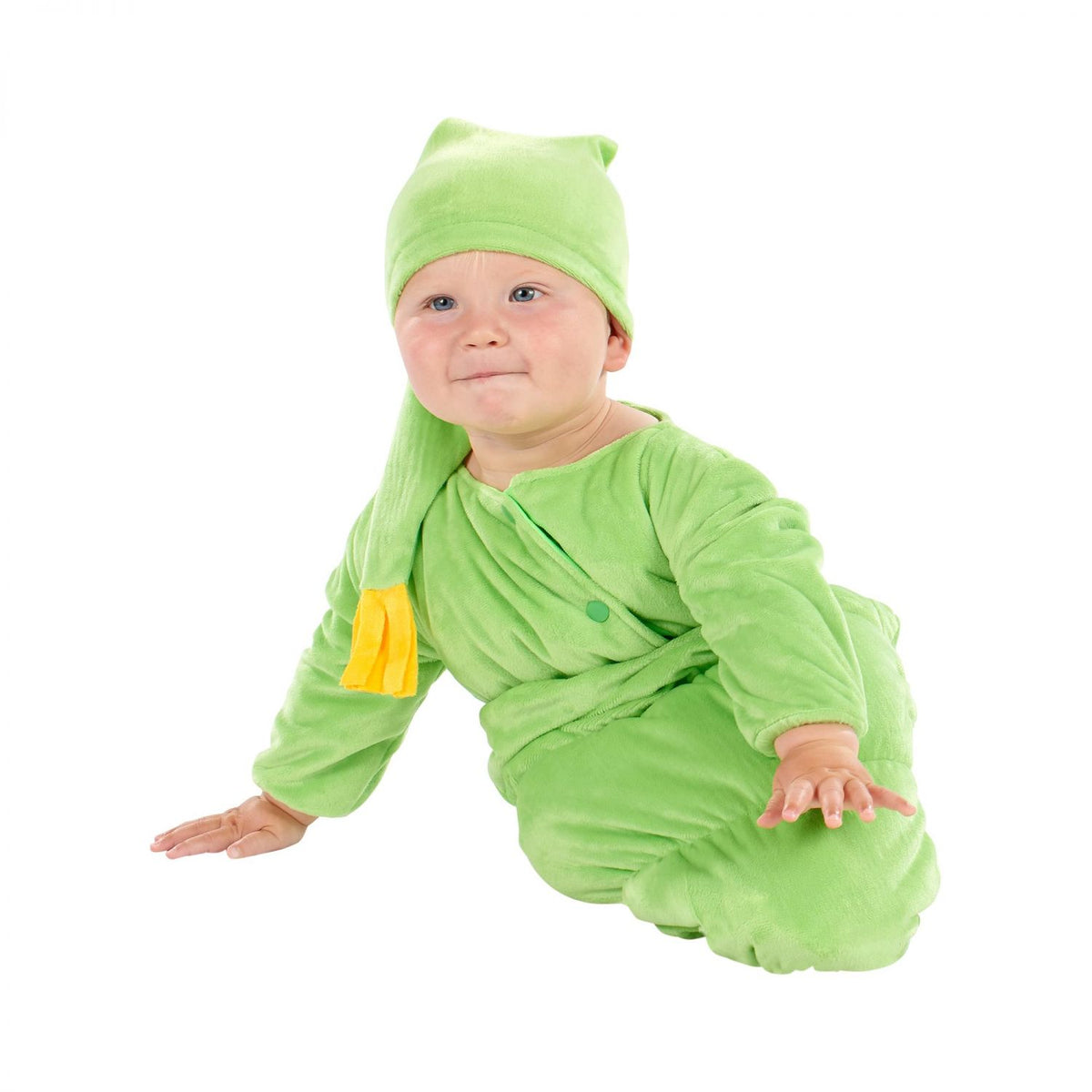 Green Glow Worm Infant Costume | 0-6 Months