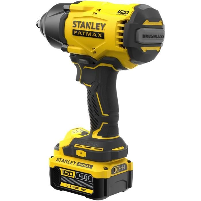 Impact wrench - STANLEY FATMAX V20 - SFMCF940M1-QW - 1/2 Brushless 950 Nm - Lithium 18V - 1 Battery 4Ah