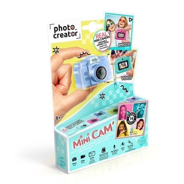 Canal Toys - Photo Creator - Mini Cam' Digital Camera Blue - Retro - With 1GB SD card included