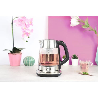 Livoo Dod165 Theiere - Electric kettle - Wireless - Gray