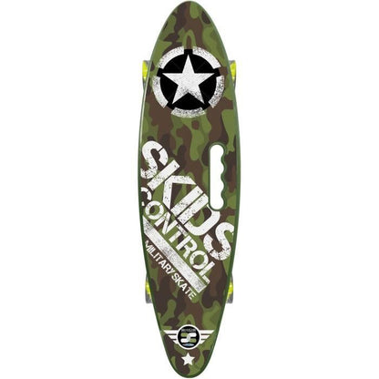 STAMP Skateboard 24 x 7 with Skids Control Military handle