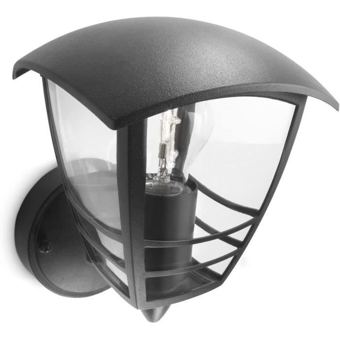 Creek-Appliance of rising metal outdoor H20cm black philips