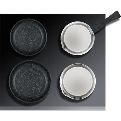 Induction cookware set - Arthur Martin - AM1275 - Stainless steel - 15 pieces - Removable handle - All hobs including induction