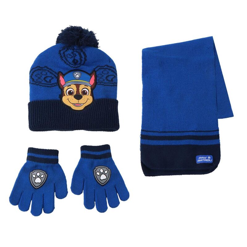 Paw Patrol winter set snood hat gloves