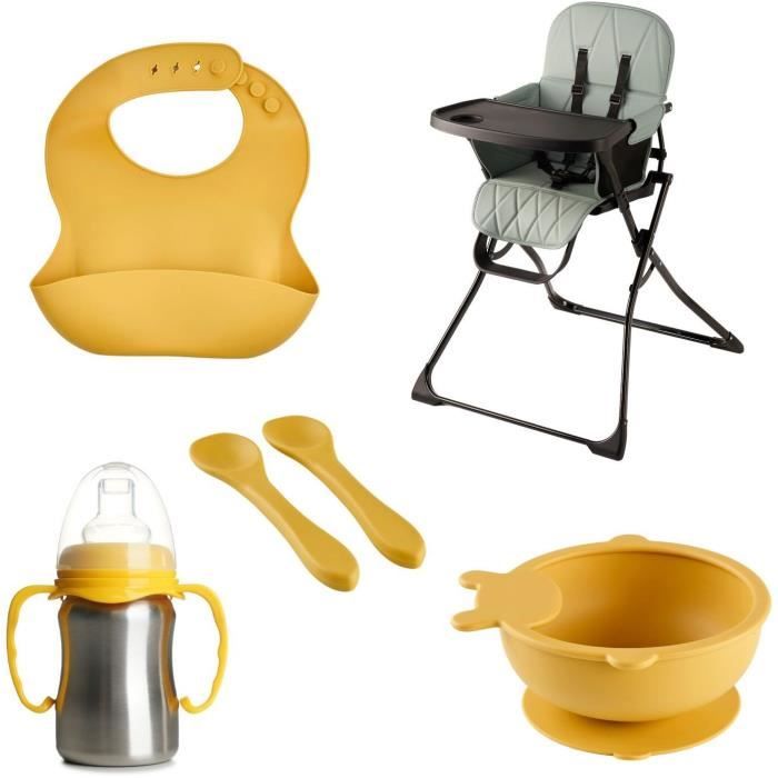 Foldable high chair pack - THERMOBABY - HANDY - Complete and designer meal kit