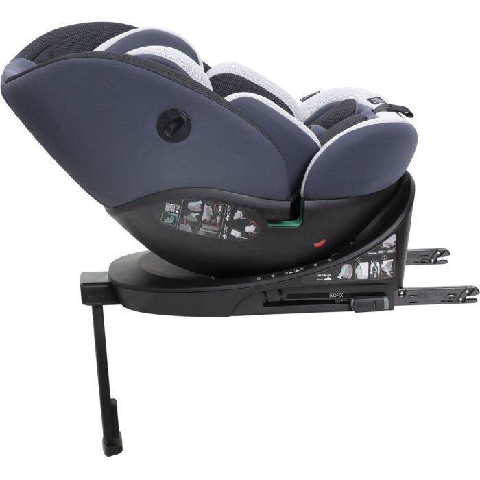 Car seat - CHICCO - EVERONE - Group 0/1/2/3 - I-Size - Rotating - Reclining - Reducer - Silver