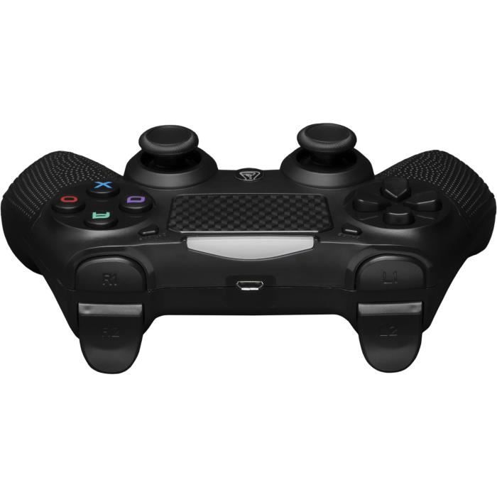 Wireless PS4 Game Controller - K-PAD-THORIUM - Black - Bluetooth - Long-Life Rechargeable Battery - Integrated Vibrations
