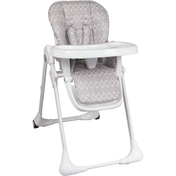 Multi-position high chair - BAMBISOL - Reclining - Up to 3 years - Beige / White