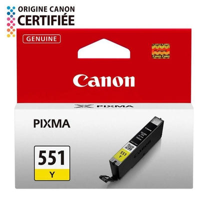 CANON CLI-551Y Ink Cartridge - Yellow - Standard Capacity - 330 pages