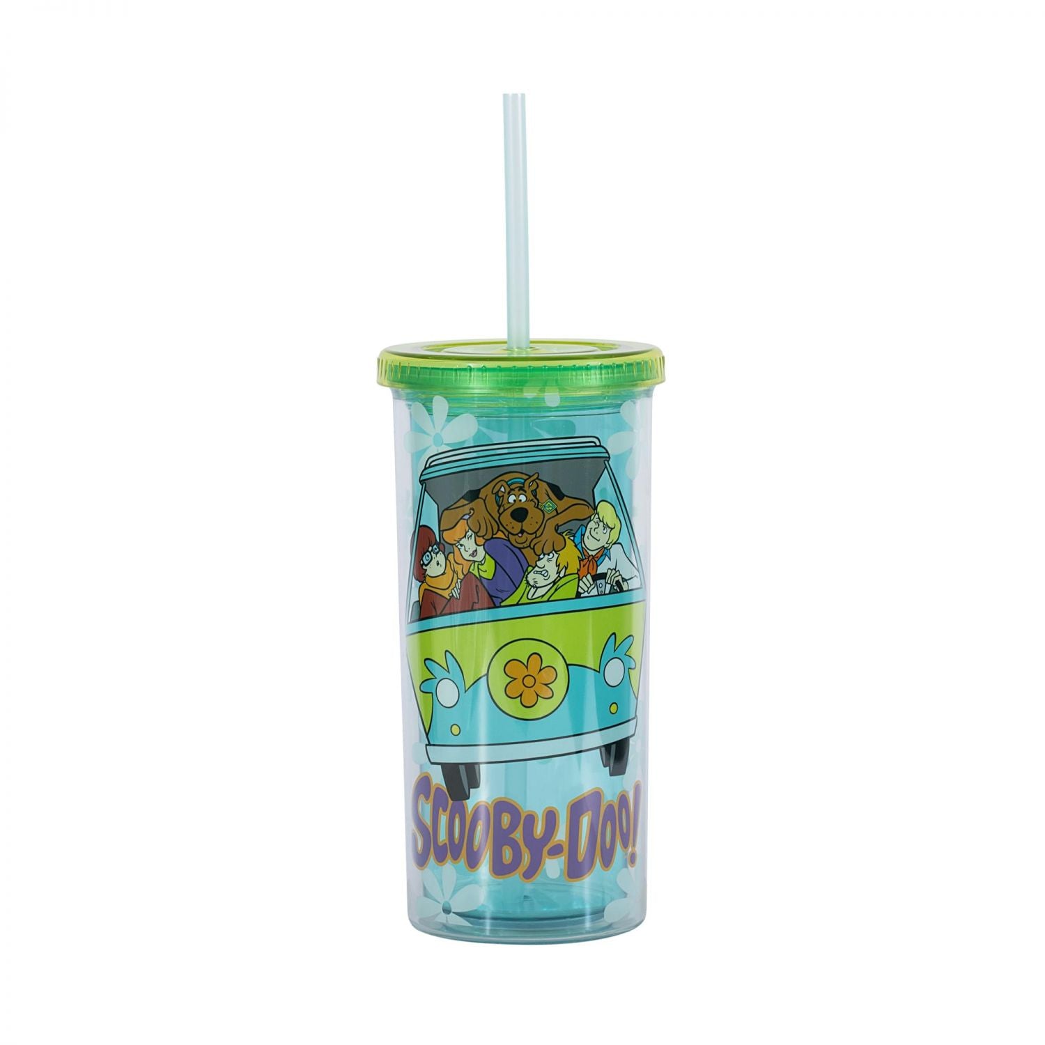 Scooby-Doo Mystery Machine Carnival Cup With Lid and Straw | Holds 20 Ounces