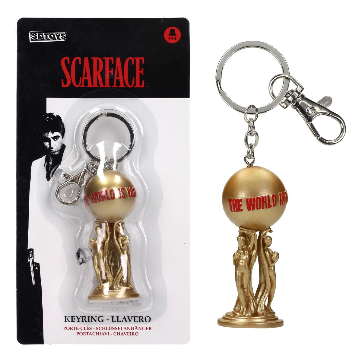 Scarface "The World Is Yours" 3D Keychain