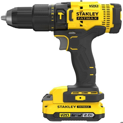 50 Nm impact drill driver - 18V Lithium - 2 x 2Ah Batteries - STANLEY FATMAX V20 - SFMCD711D22-QW