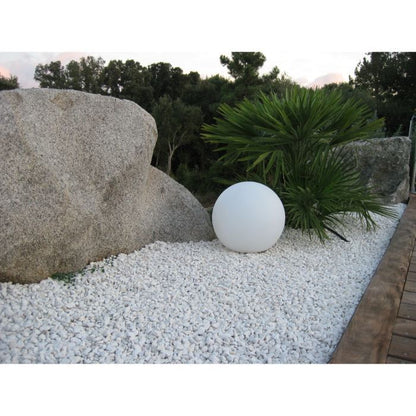 LUMISKY - Wired ball light for outdoor LED - white BOBBY - Ø40cm E27 base