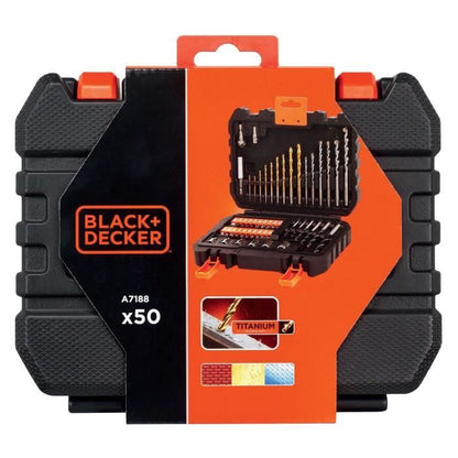 BLACK & DECKER Box drilling screwing 50 pieces