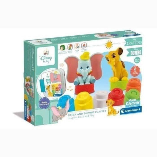 Disney Baby - Clementoni - Disney Classics Clemmy Box - 6 cubes - Made in Italy