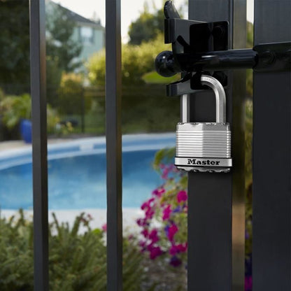 Set of 3 padlocks Master Lock M5Eurtrilf - Very high security - Laded steel - Outdoor use - Anse M