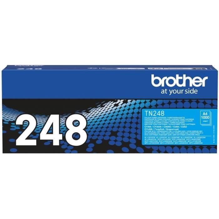 Standard toner - BROTHER - TN248C - Cyan - 1000 pages