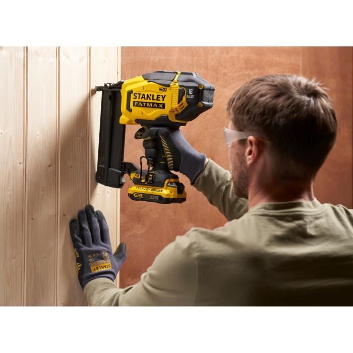 18Ga Finishing Nailer - 18V - 16 to 50 mm Nails - LED - V20 Range - STANLEY FATMAX, SFMCN618B-XJ