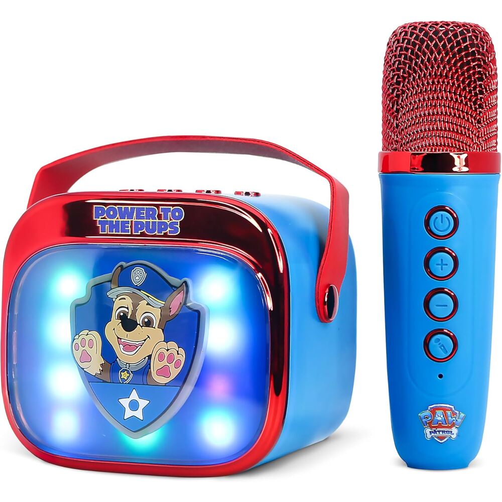 Paw Patrol LED Karaoke Speaker and Microphone
