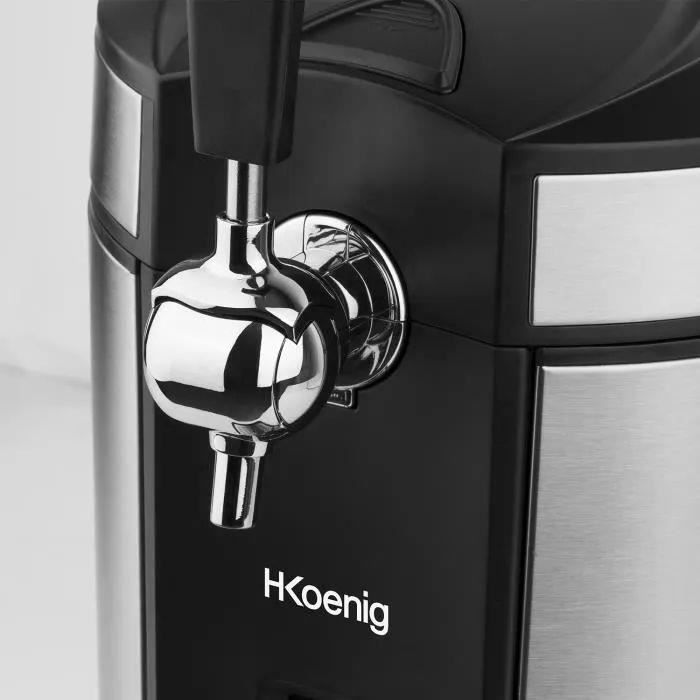 H.koenig/ BW1880 - Beer -beer - capacity of 5L - Adjustable temperature of 2 ° C A 12 ° C - LED control panel - Conservation Ju