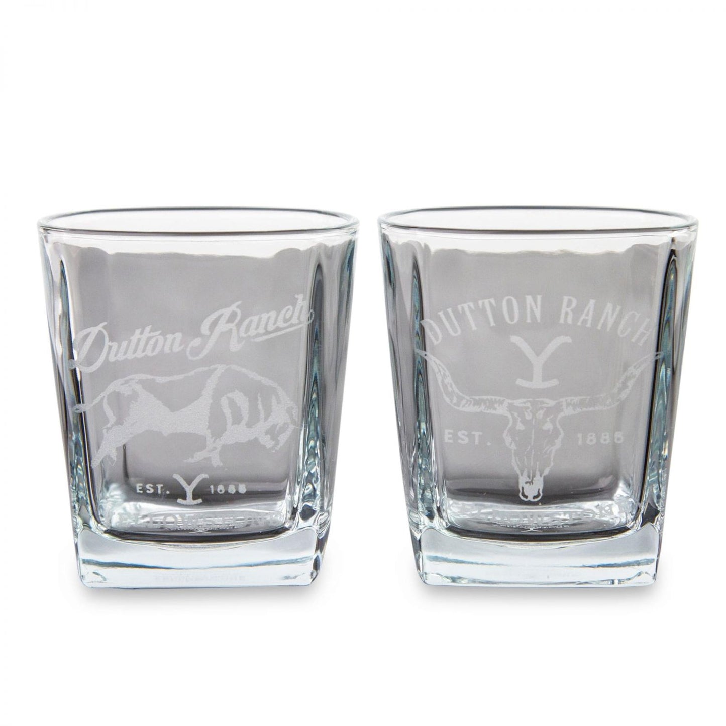 Yellowstone Dutton Ranch 9-Ounce Mini Rocks Glasses | Set of 2