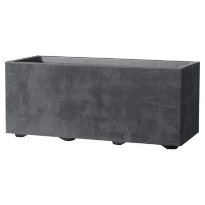Muret Planter - DEROMA - Millennium R - Anthracite - With water reserve - 59 cm