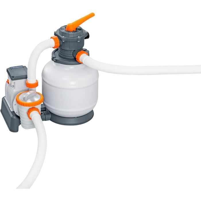Bestway sand filter 8 327 l/h + pre -filter - white