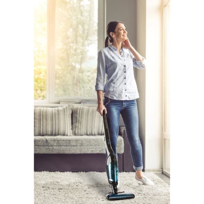 DOMO DO228SV - Cordless 2-in-1 vacuum cleaner - 2 speeds - Cyclonic system - Autonomy 40min - Wet Clean system