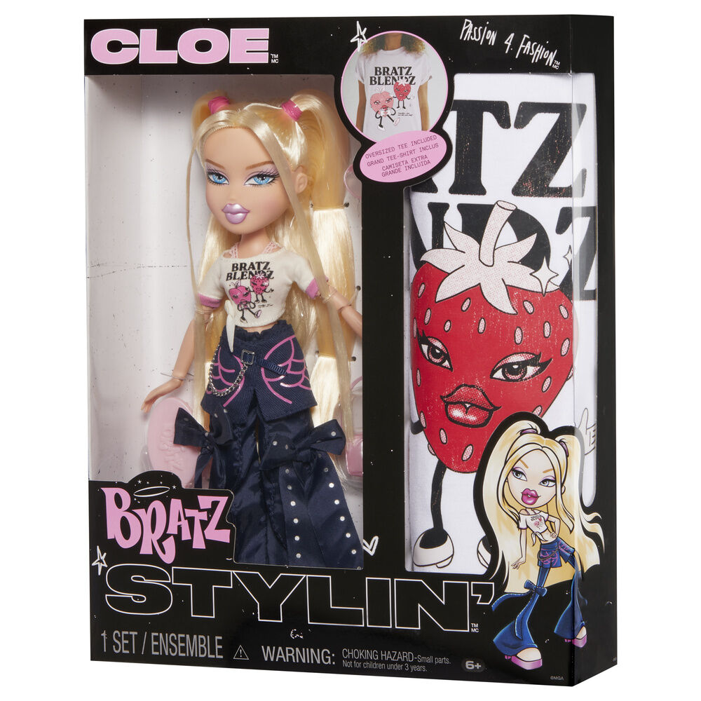 Bratz Stylin Cloe doll + t-shirt