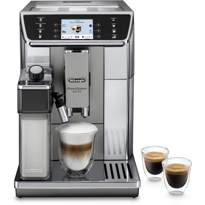 DELONGHI ECAM650.55.MS Expresso Connected crusher Primadonna Elite - Gray
