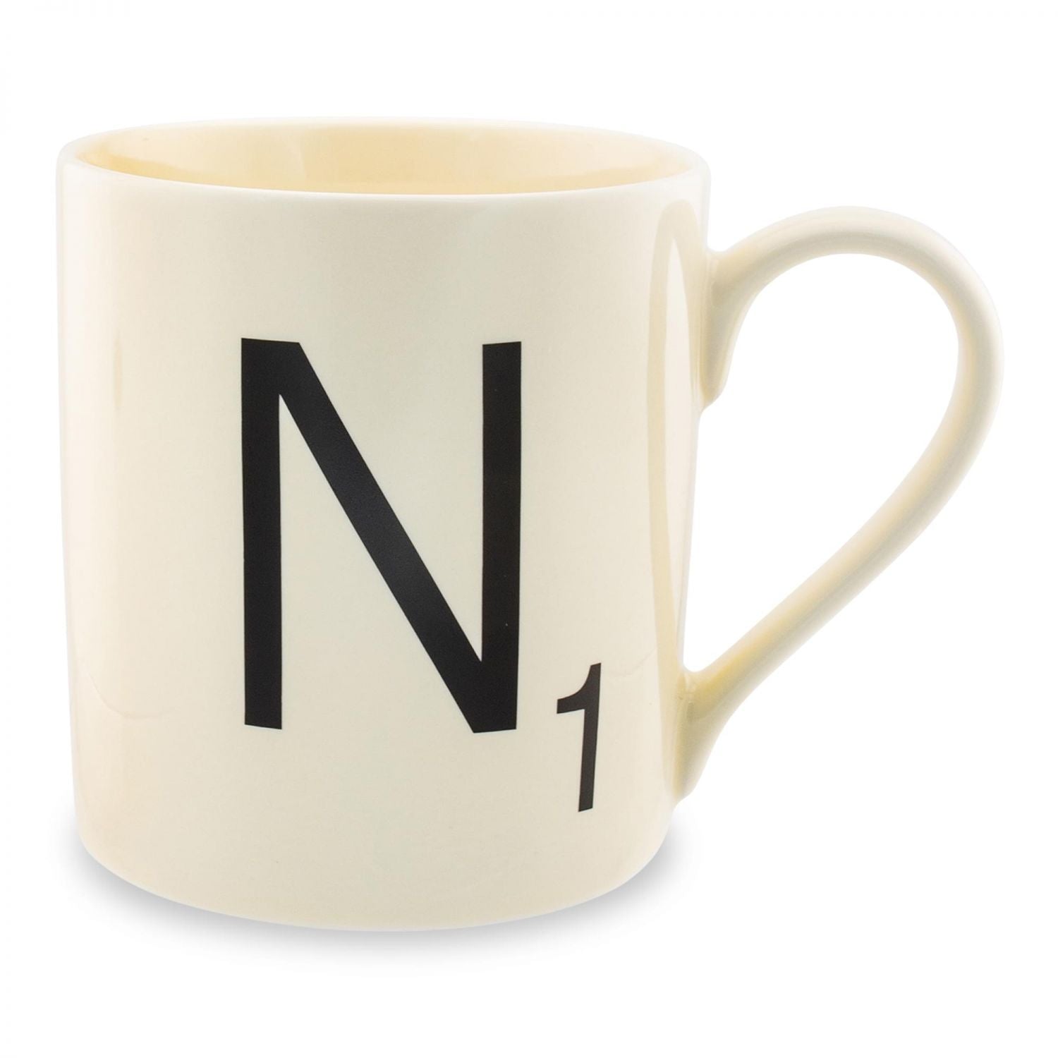 Scrabble Coffee Mug - Choose Your Letters Letter N