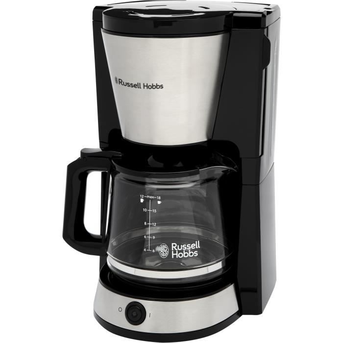 Coffee maker - RUSSELL HOBBS - HEATON - 1.25 L - Black / Stainless steel