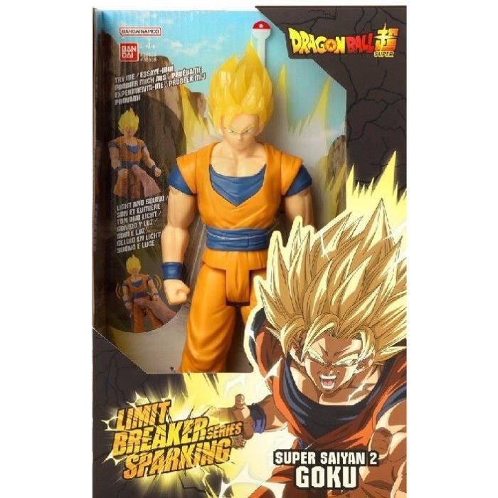 Giant Figure Limit Breaker 30 cm Super Saiyan 2 Goku - Sparking Goku Sound and Light - BANDAI - Dragon Ball Super