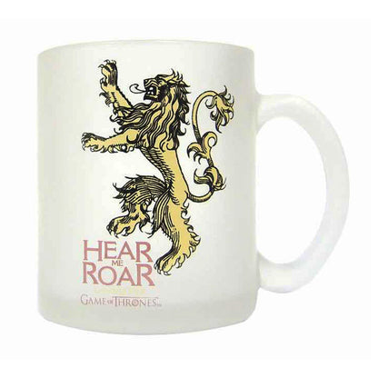 Game of Thrones Lannister translucent glass cup